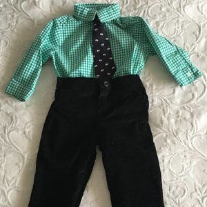 Just One You by Carters Special Occasion 9mo baby boy 3-pieces Christmas outfit
